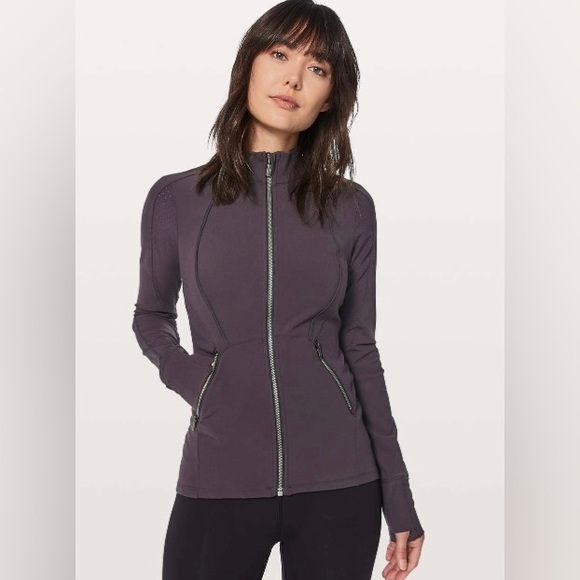 lululemon athletica Jackets & Blazers - Lululemon 2 Sleek Essentials Zip Up Jacket in Boysenberry